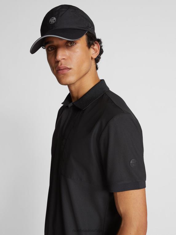 цоолмак пикуе поло мајица црн одећу мушкарци PDV4J1072 North Sails