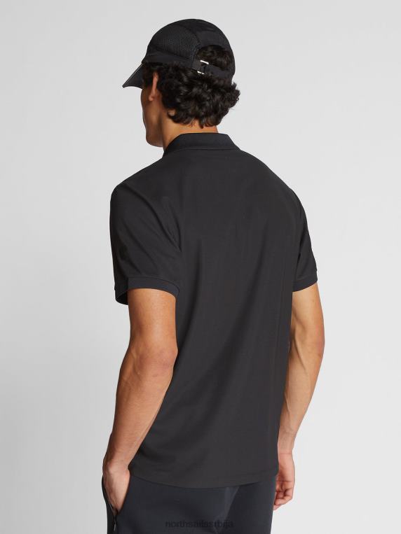 цоолмак пикуе поло мајица црн одећу мушкарци PDV4J1072 North Sails