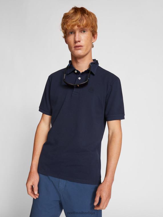 лагана пике поло мајица Морнарско плаво одећу мушкарци PDV4J1108 North Sails