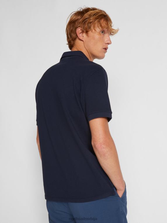 лагана пике поло мајица Морнарско плаво одећу мушкарци PDV4J1108 North Sails