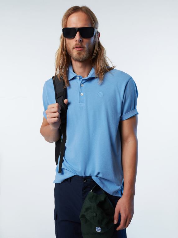 поло мајица од органског памука нова различка плава одећу мушкарци PDV4J112 North Sails