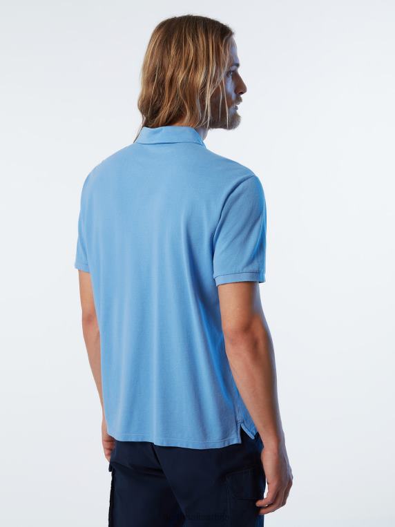 поло мајица од органског памука нова различка плава одећу мушкарци PDV4J112 North Sails