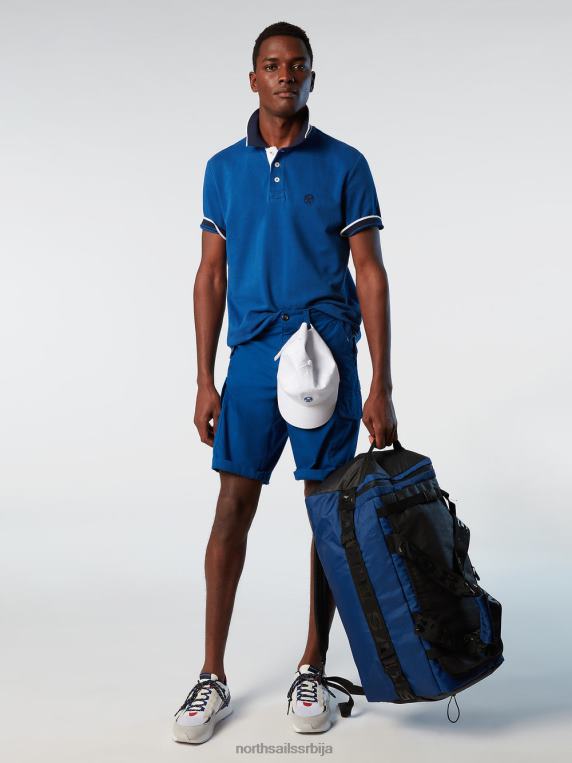 поло мајица од органског памука нова океанско плаво одећу мушкарци PDV4J113 North Sails