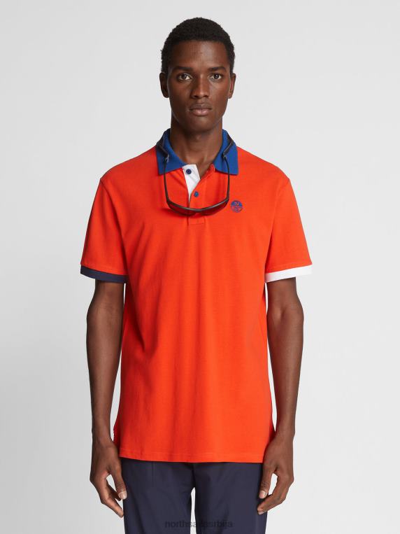 колор-блок поло мајица јастог одећу мушкарци PDV4J1143 North Sails