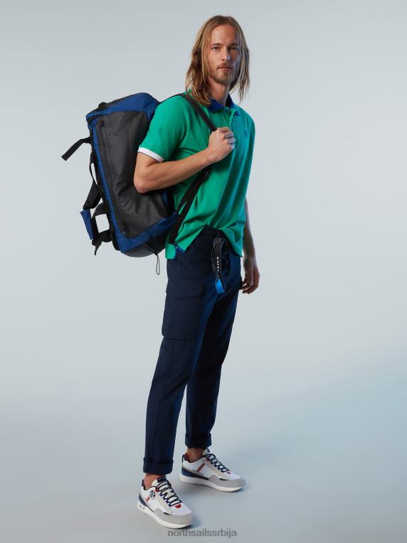 поло мајица од органског памука нова башта зелена одећу мушкарци PDV4J115 North Sails