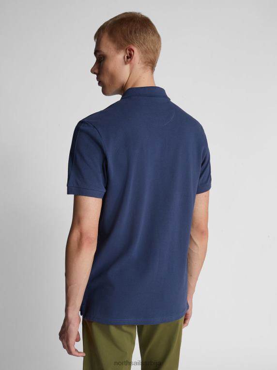 поло мајица са логом на грудима тамни тексас одећу мушкарци PDV4J1203 North Sails