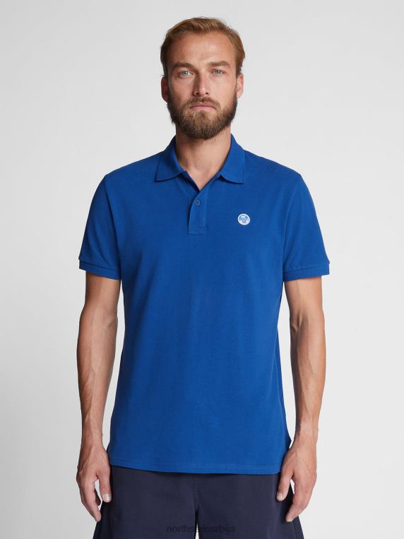 поло мајица са логом на грудима океанско плаво одећу мушкарци PDV4J1204 North Sails