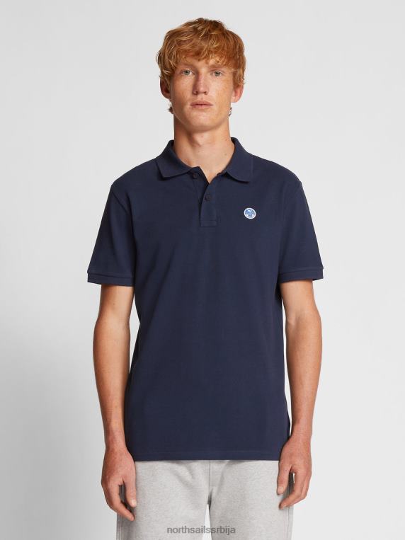поло мајица са логом на грудима Морнарско плаво одећу мушкарци PDV4J1205 North Sails