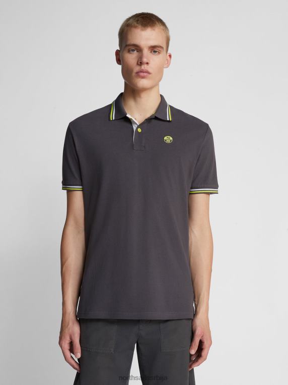 поло са контрастним украсима асфалт одећу мушкарци PDV4J1214 North Sails