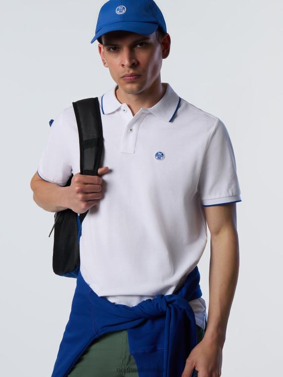распродаја поло мајица од органског памука бео одећу мушкарци PDV4J67 North Sails