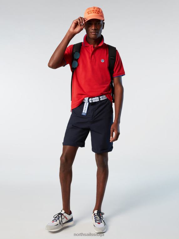 распродаја поло мајица од органског памука црвена одећу мушкарци PDV4J68 North Sails