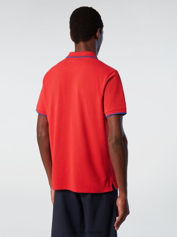распродаја поло мајица од органског памука црвена одећу мушкарци PDV4J68 North Sails
