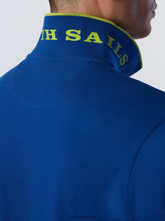 распродаја поло мајица од органског памука океанско плаво одећу мушкарци PDV4J75 North Sails