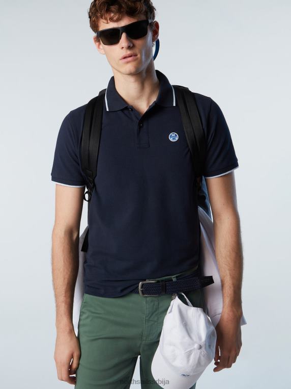 распродаја поло мајица од органског памука Морнарско плаво одећу мушкарци PDV4J76 North Sails