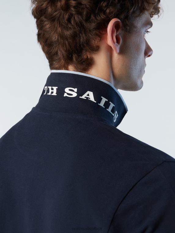 распродаја поло мајица од органског памука Морнарско плаво одећу мушкарци PDV4J76 North Sails