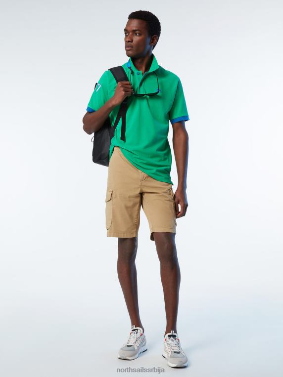 распродаја поло мајица од органског памука башта зелена одећу мушкарци PDV4J7 North Sails