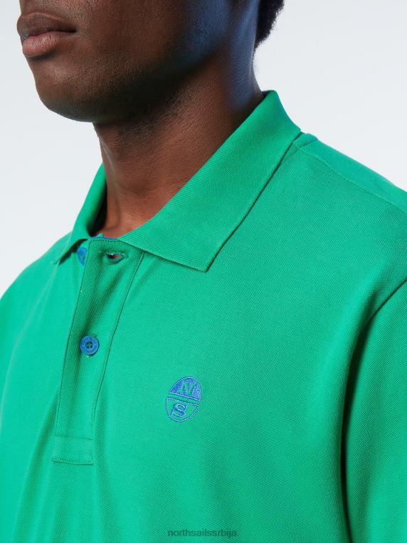 распродаја поло мајица од органског памука башта зелена одећу мушкарци PDV4J7 North Sails