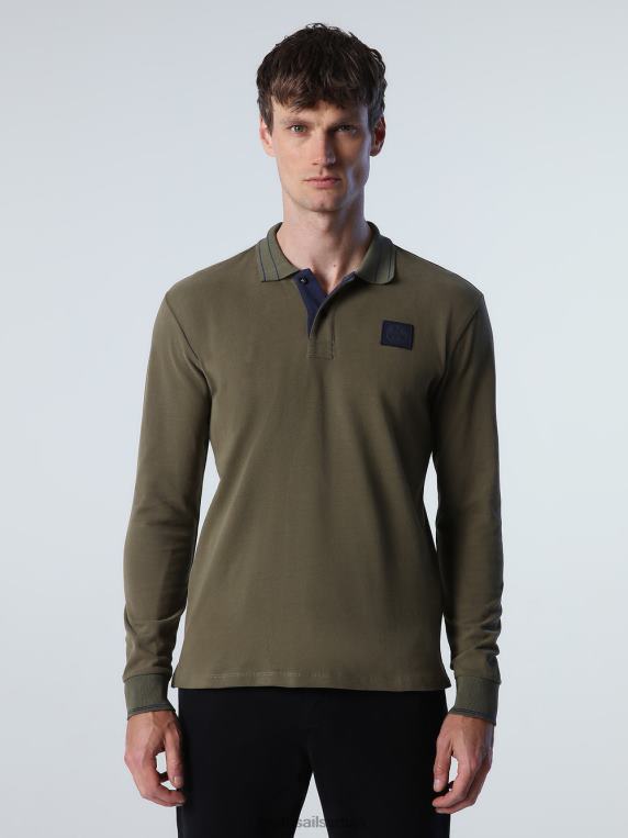 тешка поло мајица од дреса бршљан зелен одећу мушкарци PDV4J819 North Sails