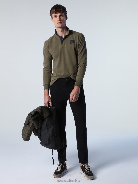 тешка поло мајица од дреса бршљан зелен одећу мушкарци PDV4J819 North Sails