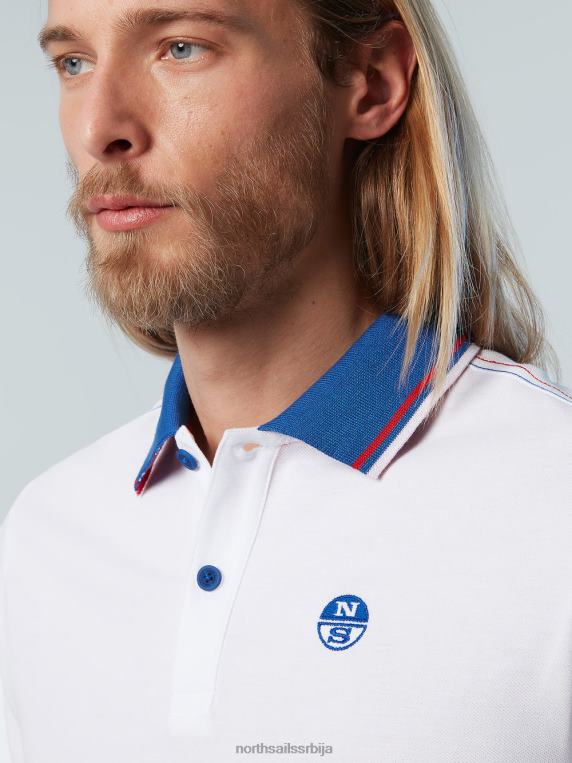 распродаја поло мајица од органског памука бео одећу мушкарци PDV4J81 North Sails