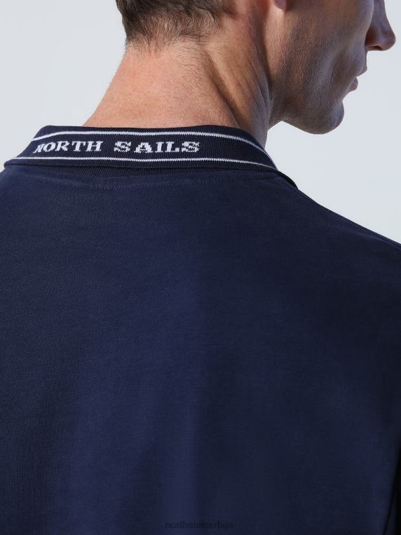 тешка поло мајица од дреса Морнарско плаво одећу мушкарци PDV4J820 North Sails