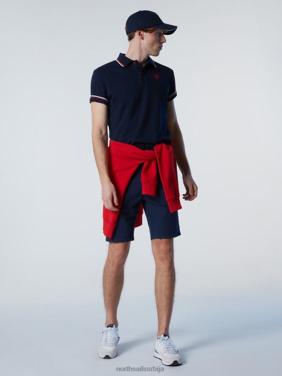 распродаја поло мајица од органског памука Морнарско плаво одећу мушкарци PDV4J83 North Sails