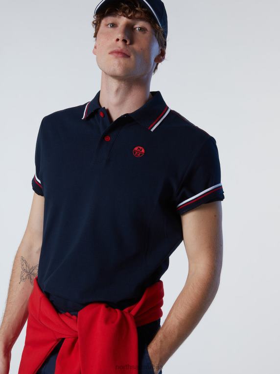 распродаја поло мајица од органског памука Морнарско плаво одећу мушкарци PDV4J83 North Sails