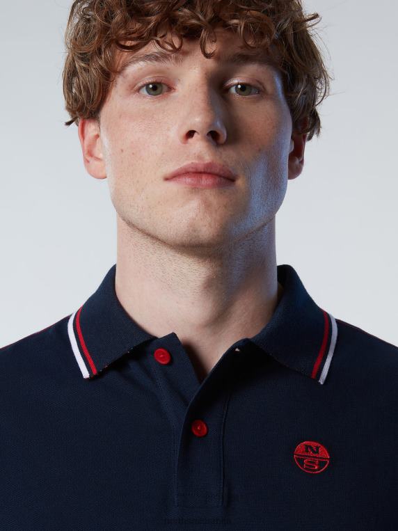 распродаја поло мајица од органског памука Морнарско плаво одећу мушкарци PDV4J83 North Sails