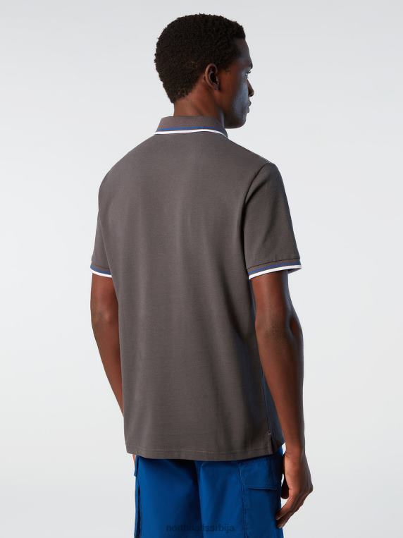 поло мајица од органског памука нова асфалт одећу мушкарци PDV4J85 North Sails
