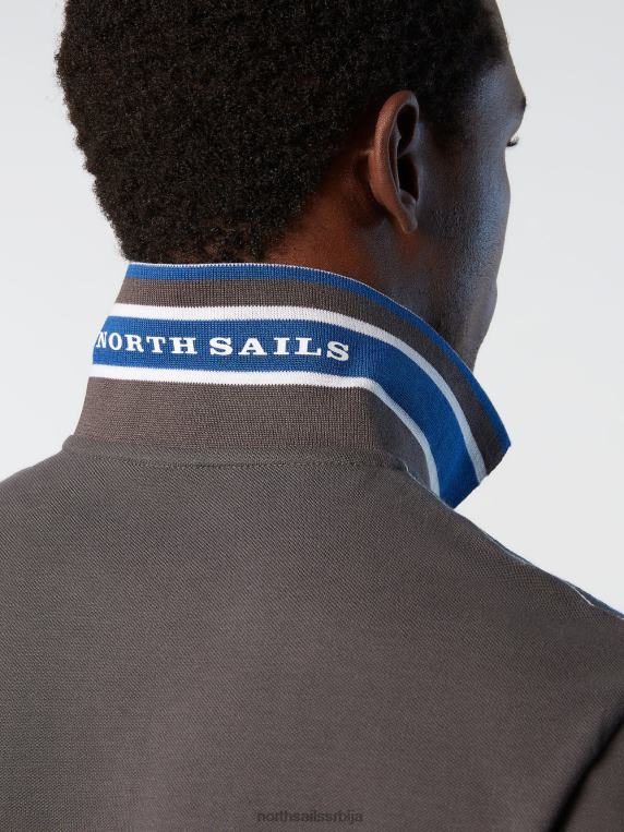 поло мајица од органског памука нова асфалт одећу мушкарци PDV4J85 North Sails