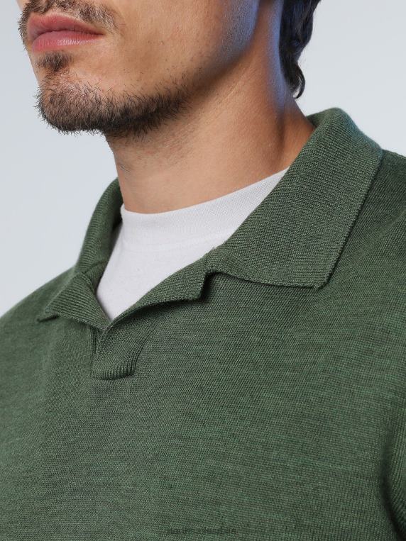 поло мајица од хидровуне бронзано зелена одећу мушкарци PDV4J866 North Sails