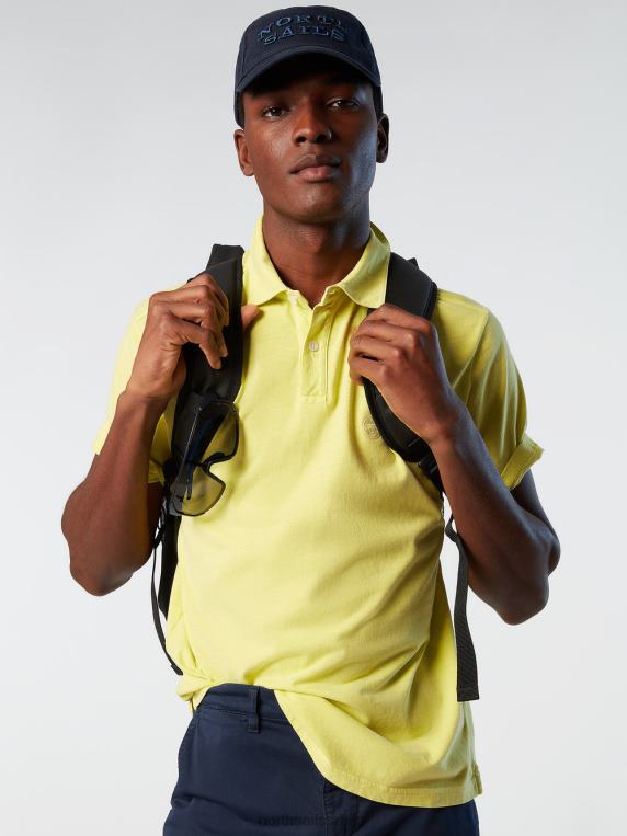 поло мајица од рециклираног дреса лагани сумпор одећу мушкарци PDV4J88 North Sails