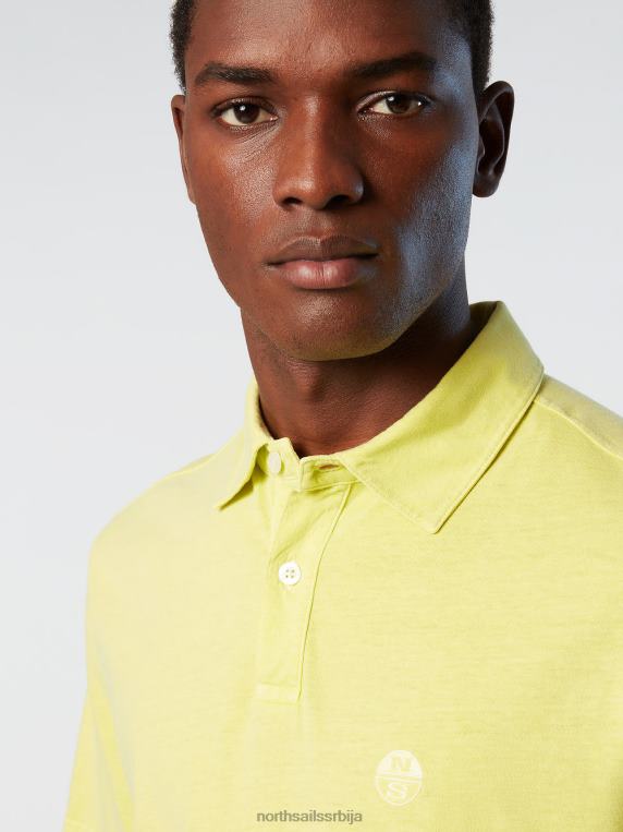 поло мајица од рециклираног дреса лагани сумпор одећу мушкарци PDV4J88 North Sails