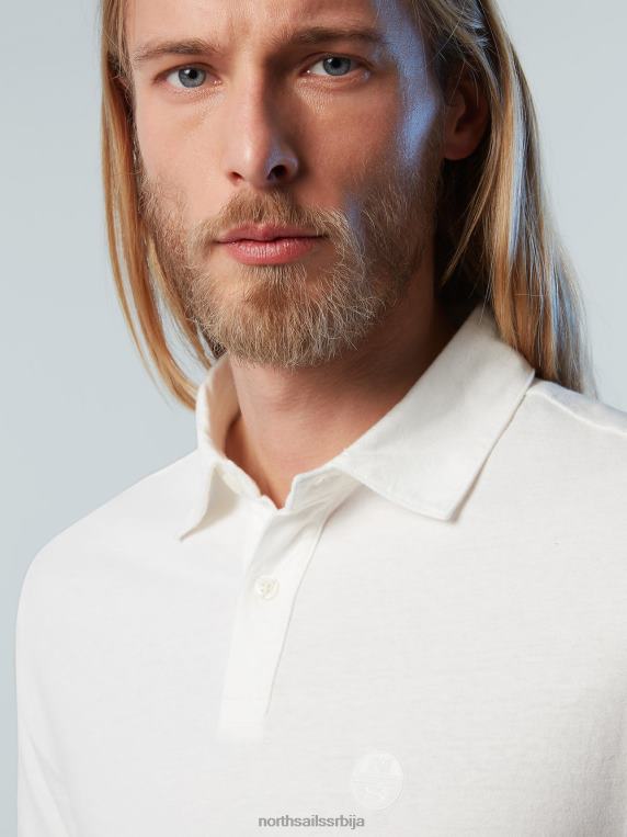 поло мајица од рециклираног дреса бео одећу мушкарци PDV4J89 North Sails