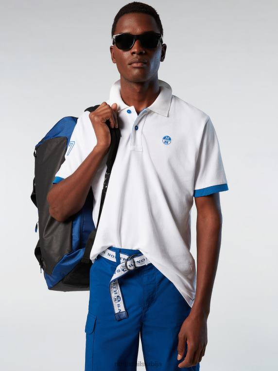 распродаја поло мајица од органског памука бео одећу мушкарци PDV4J8 North Sails