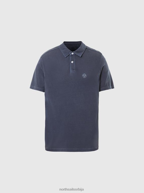 поло мајица од рециклираног дреса Морнарско плаво одећу мушкарци PDV4J91 North Sails
