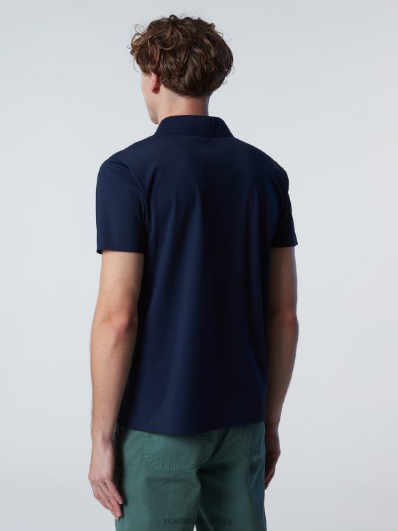 поло мајица од рециклираног дреса Морнарско плаво одећу мушкарци PDV4J92 North Sails