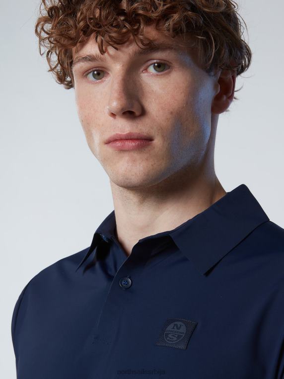 поло мајица од рециклираног дреса Морнарско плаво одећу мушкарци PDV4J92 North Sails
