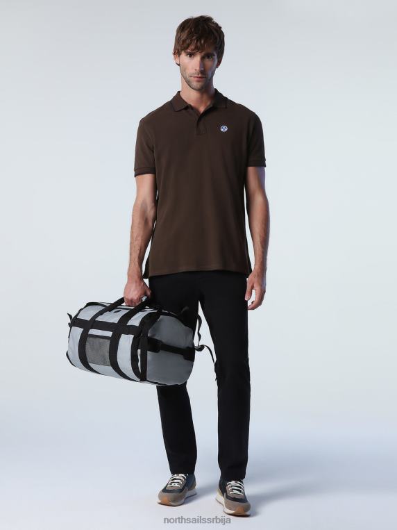 штампана поло мајица какао одећу мушкарци PDV4J936 North Sails