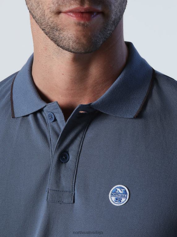штампана поло мајица цхина блуе одећу мушкарци PDV4J938 North Sails