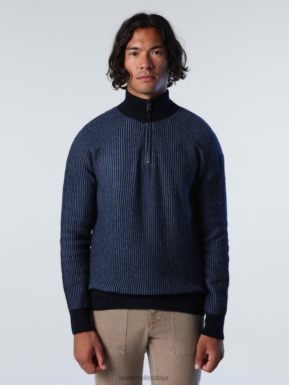 штампана поло мајица Морнарско плаво одећу мушкарци PDV4J939 North Sails