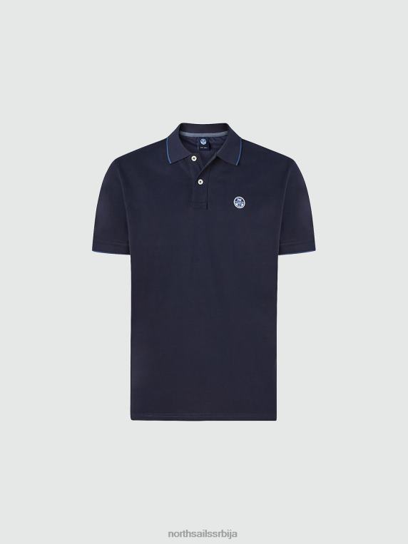 штампана поло мајица Морнарско плаво одећу мушкарци PDV4J939 North Sails