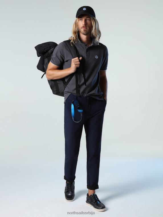 штампана поло мајица асфалт одећу мушкарци PDV4J940 North Sails