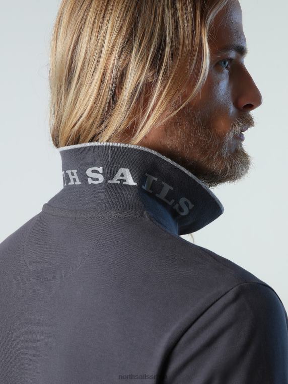 штампана поло мајица асфалт одећу мушкарци PDV4J940 North Sails