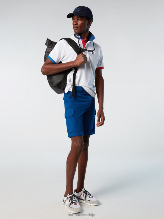 поло мајица од органског памука нова бео одећу мушкарци PDV4J96 North Sails