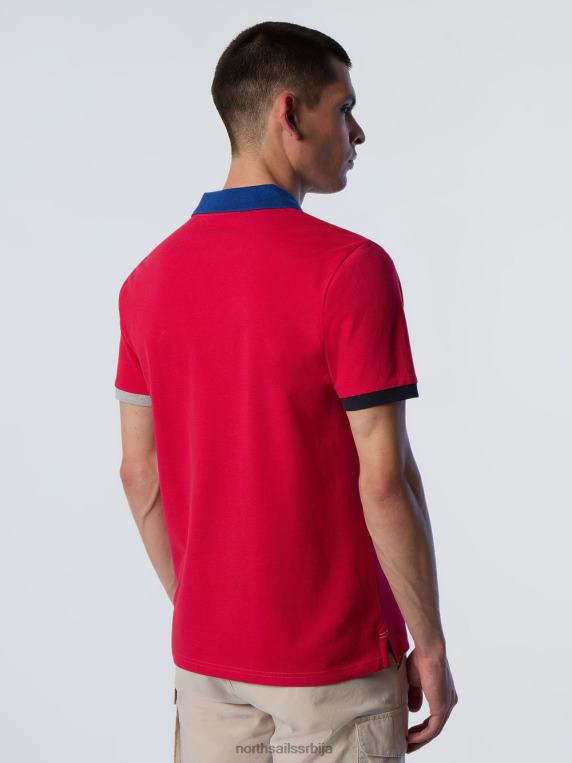 поло мајица од органског памука нова жутика црвена одећу мушкарци PDV4J98 North Sails