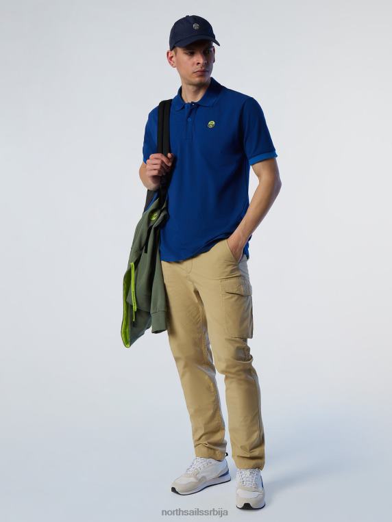 распродаја поло мајица од органског памука океанско плаво одећу мушкарци PDV4J9 North Sails