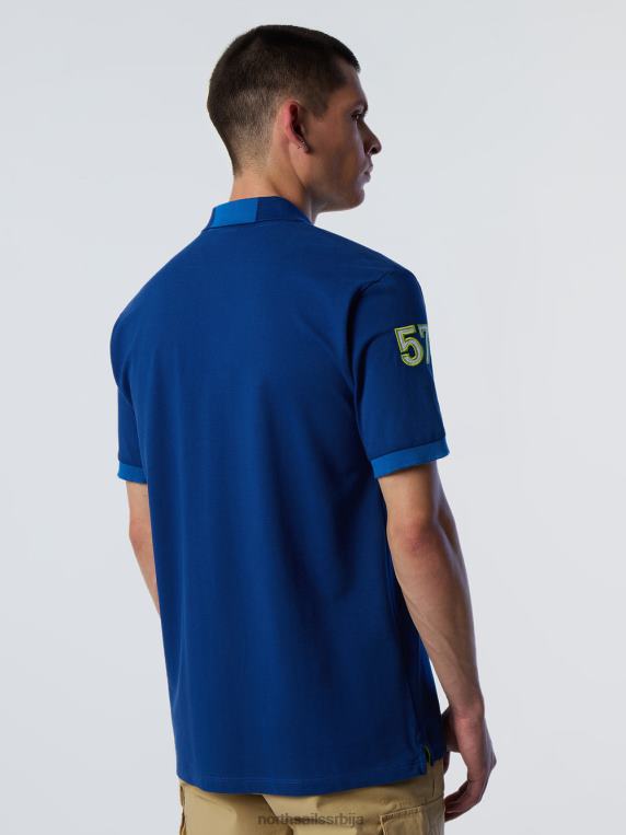 распродаја поло мајица од органског памука океанско плаво одећу мушкарци PDV4J9 North Sails