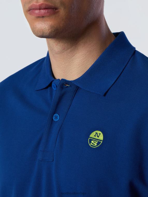 распродаја поло мајица од органског памука океанско плаво одећу мушкарци PDV4J9 North Sails
