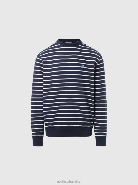 дукс са округлим изрезом са пругама комбинација 2 одећу мушкарци PDV4J260 North Sails